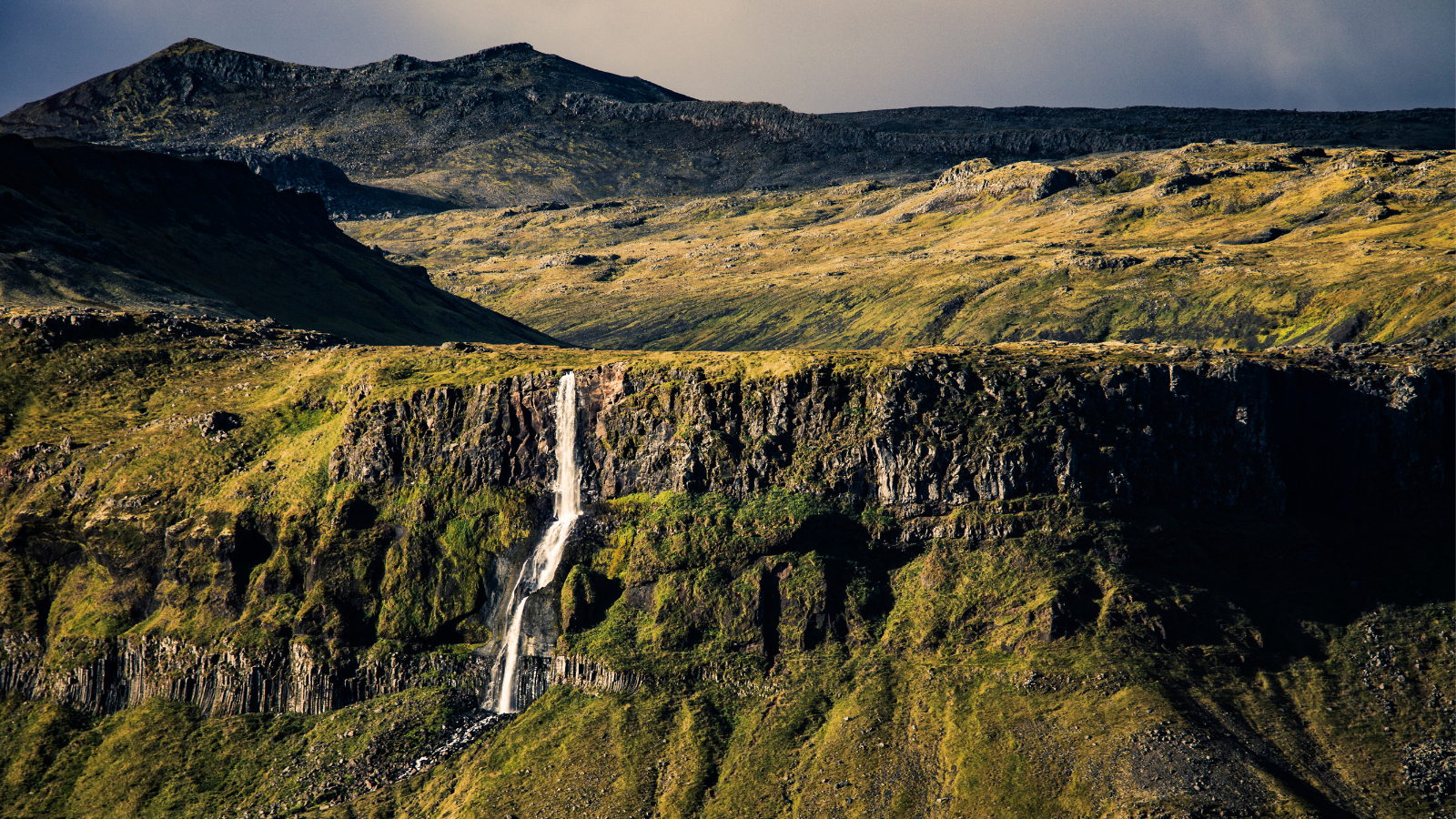 Bjarnarfoss Waterfall