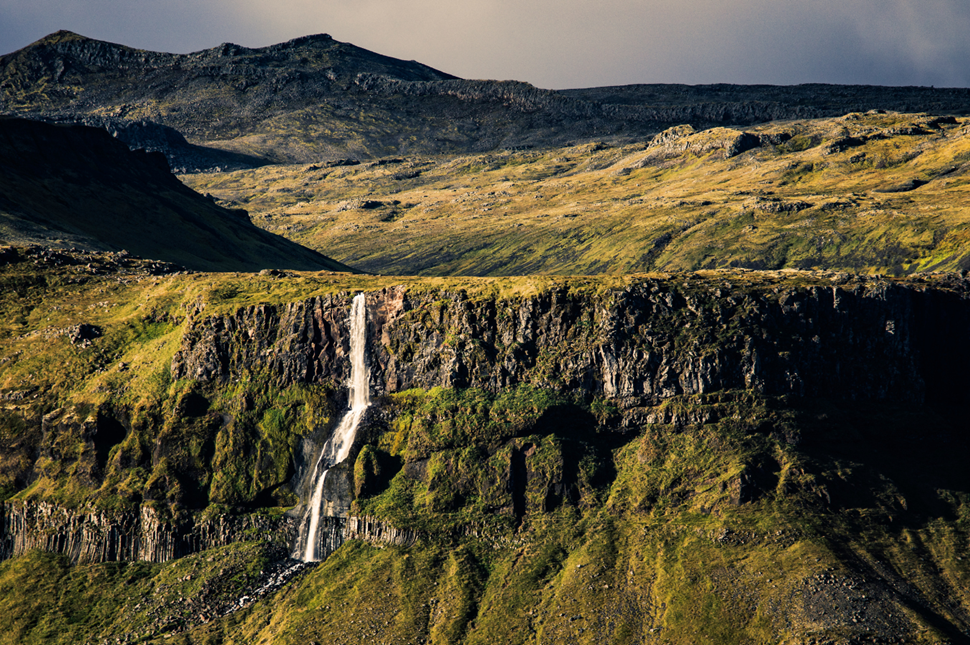 Bjarnarfoss Waterfall