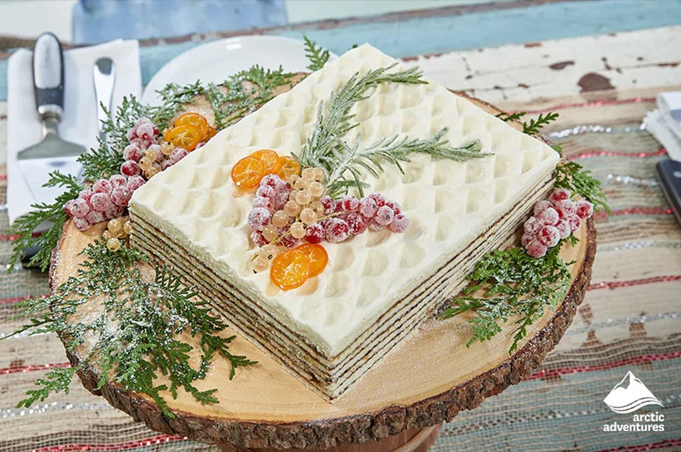 Icelandic Vinarterta Holidays Celebration Cake