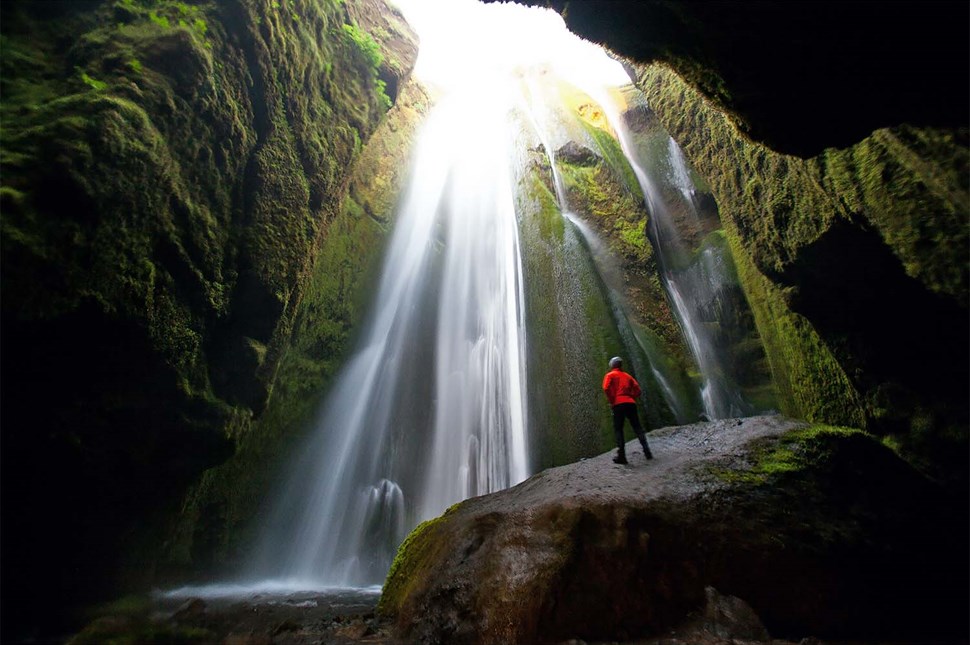 Gljufrabui Waterfall In Iceland