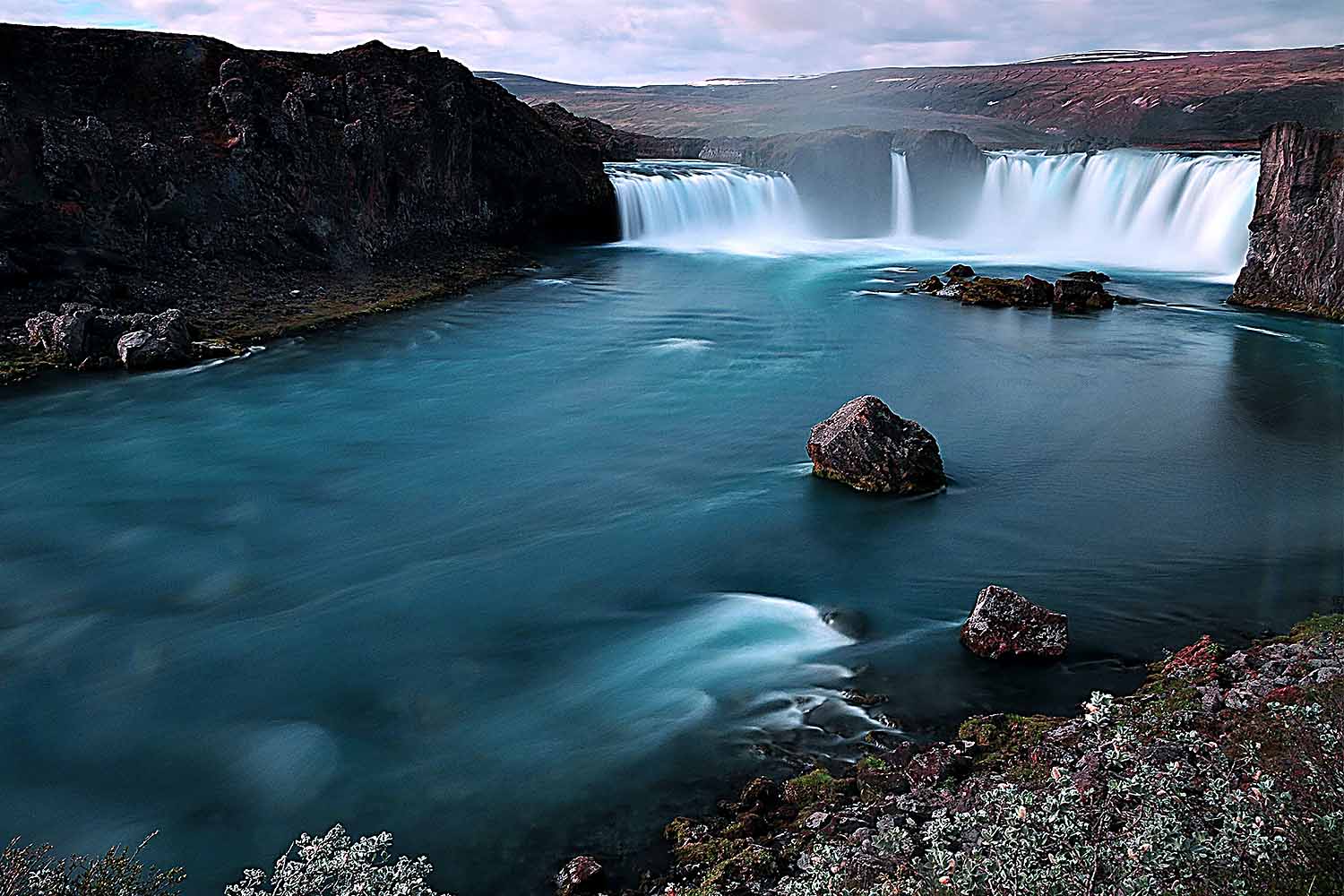 Godafoss Waterfall in Iceland 