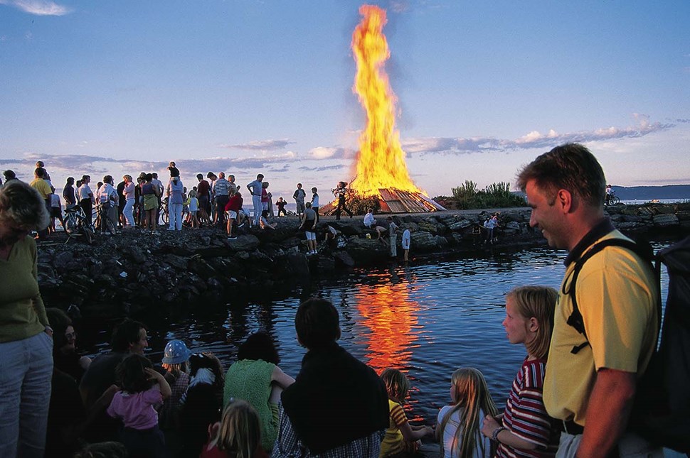 Midsummer Festival Jónsmessa Celebration in Iceland
