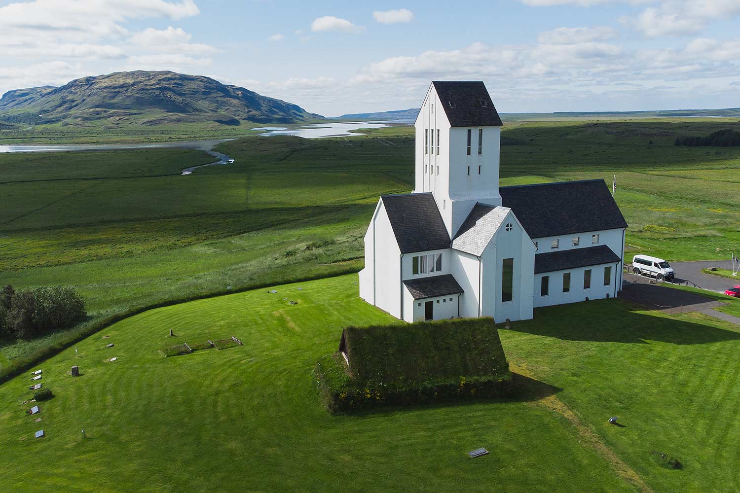 Cathedral of the Skalholt in Iceland