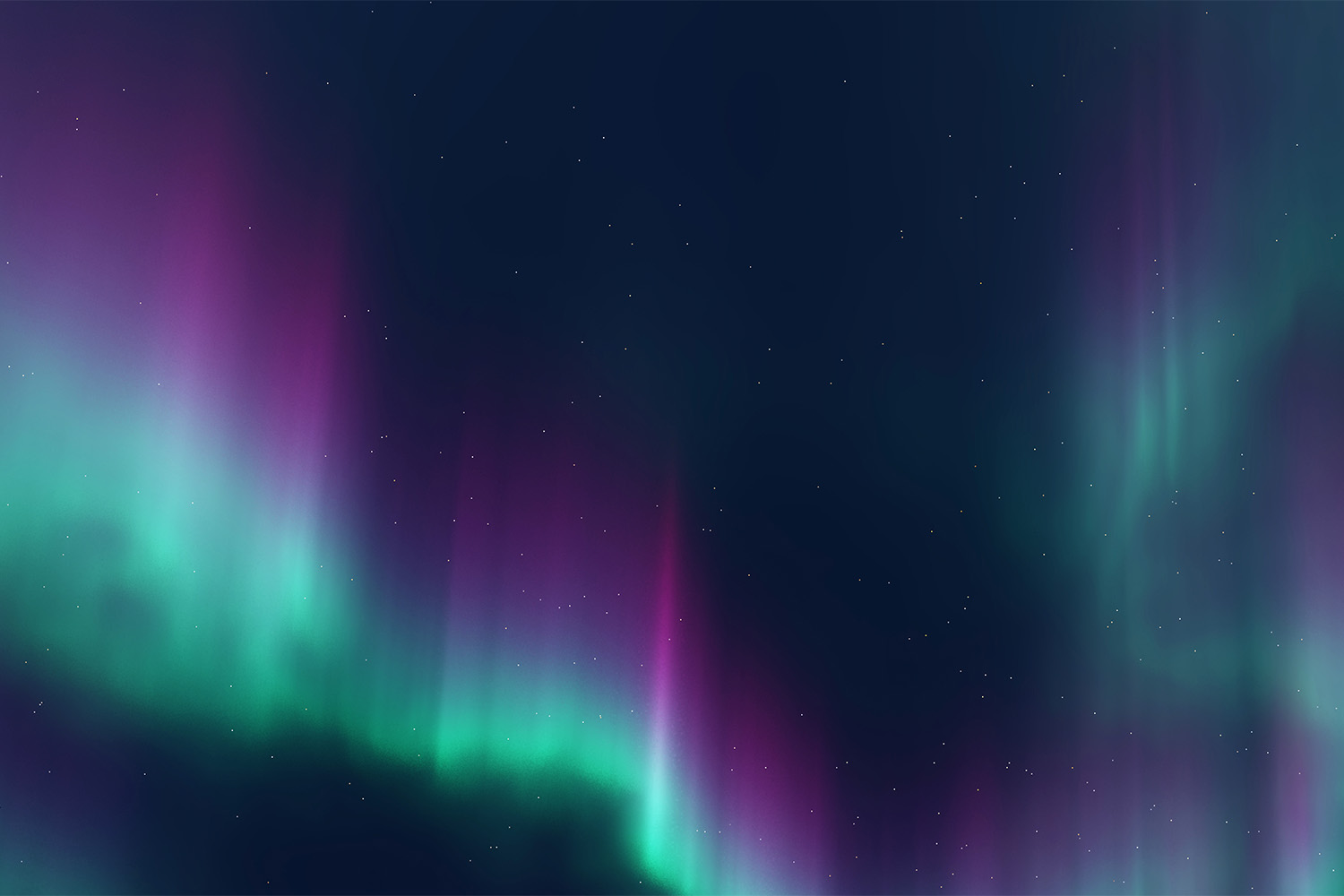 blue aurora borealis