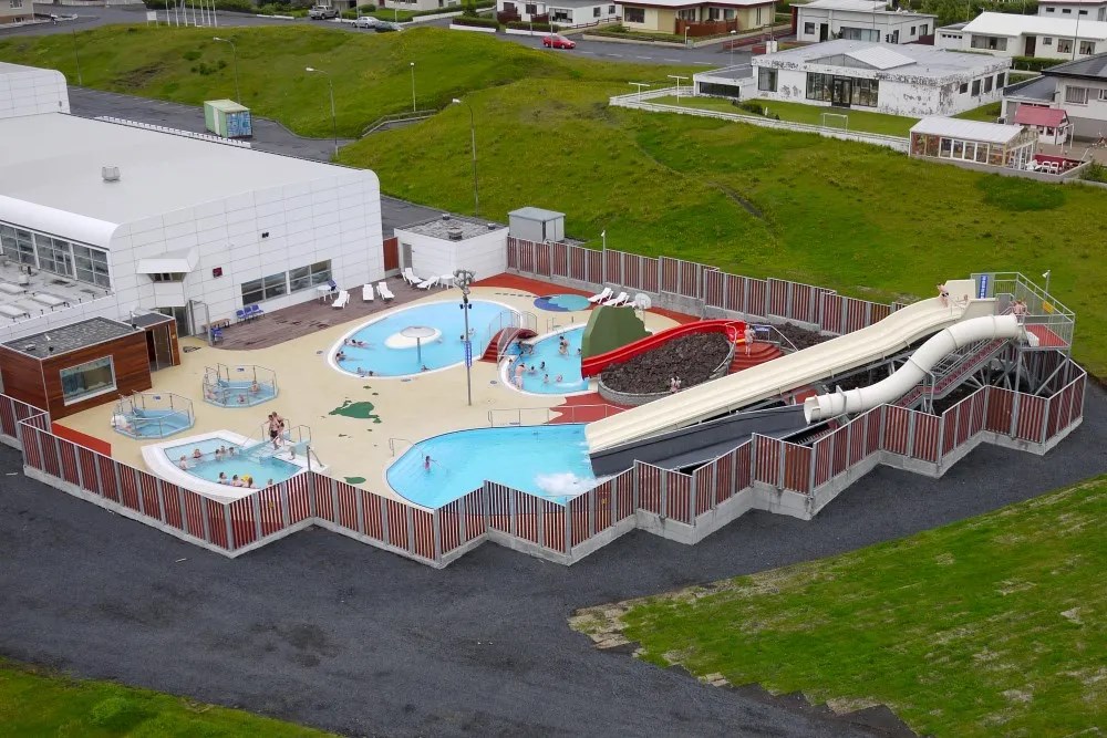 Vestmannaeyjar Swimming Pool With Slides Heimaey Island