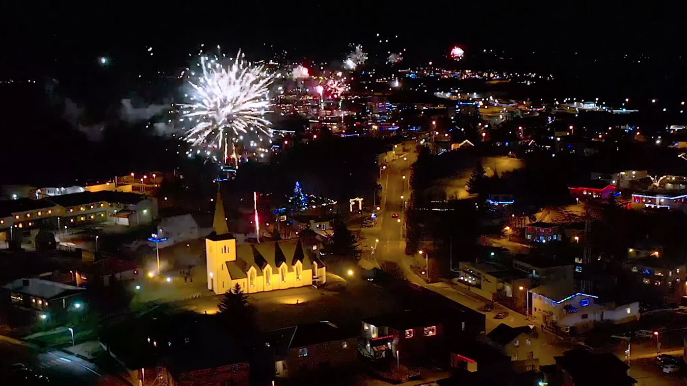Iceland New Year Fireworks