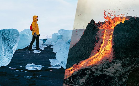 4 Tage - Goldener Kreis, Südküste, Jökulsarlon Gletscherlagune & Kürzlich Ausgebrochener Vulkan