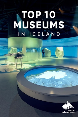 Exhibition hall of Perlan Museum in Iceland 
