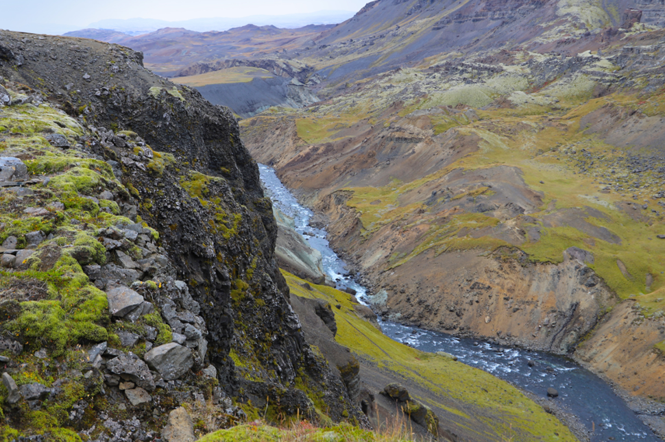Thjórsárdalur Valley in the Icelandic Highlands