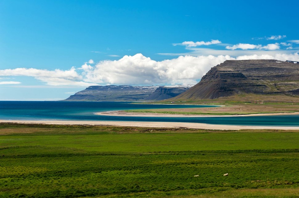 View of an inlet in the incredible Westfjords, Iceland