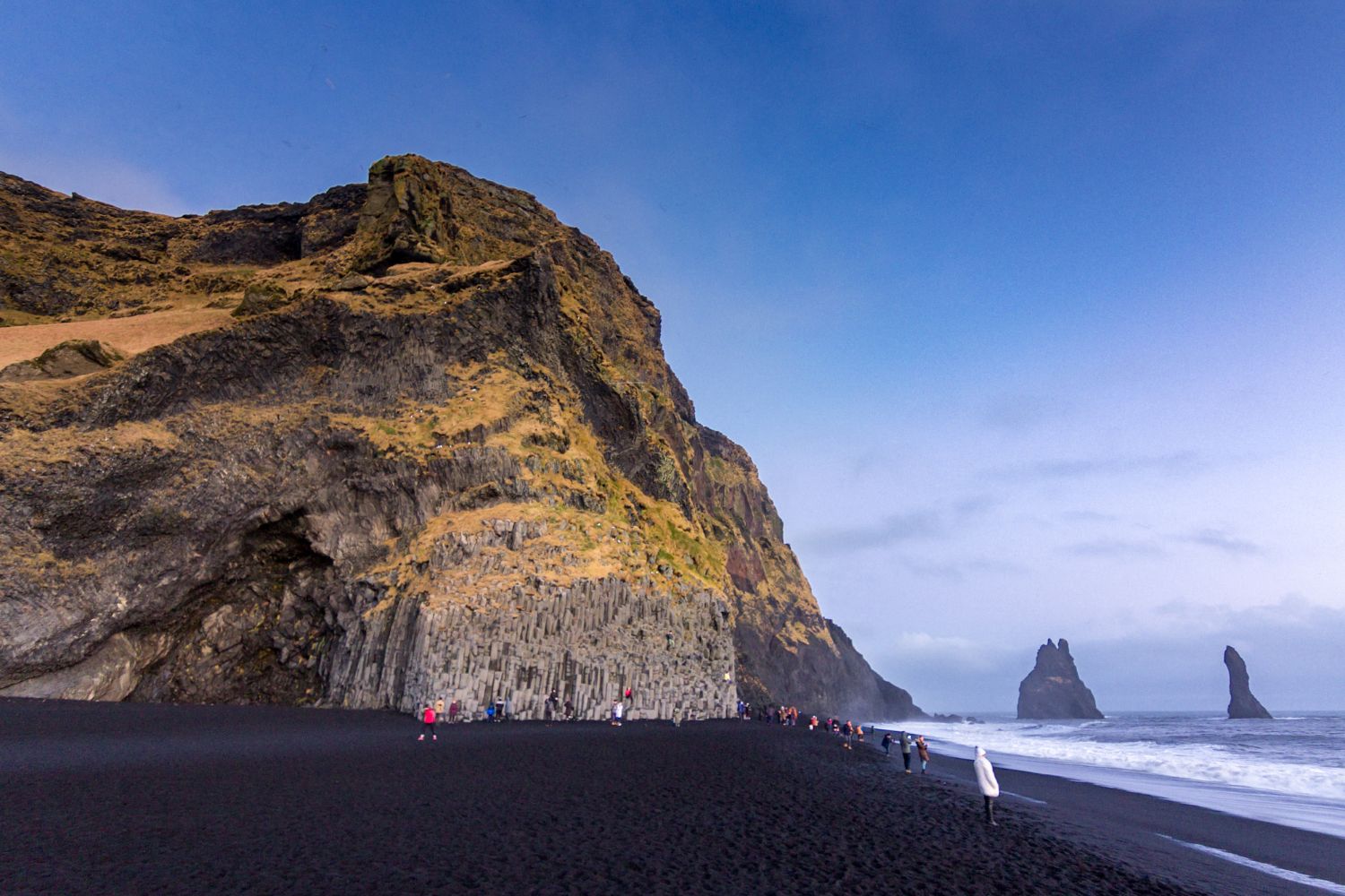 Reynisfjara beach in the south of Iceland.