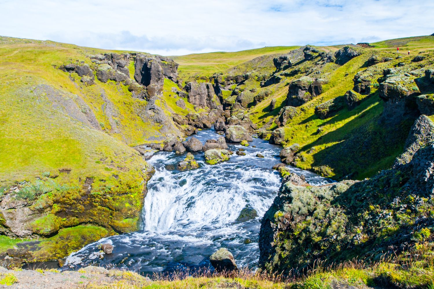 Small waterfall Skoga River