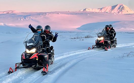 Snowmobile Tour in North Iceland - Lake Myvatn Area
