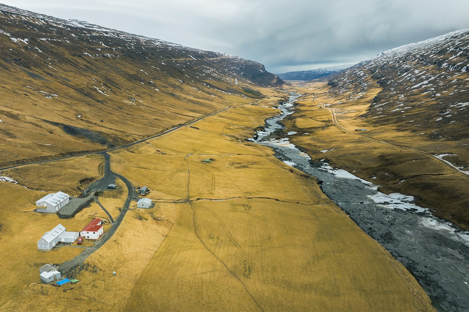 Icelandic Wilderness Center from above