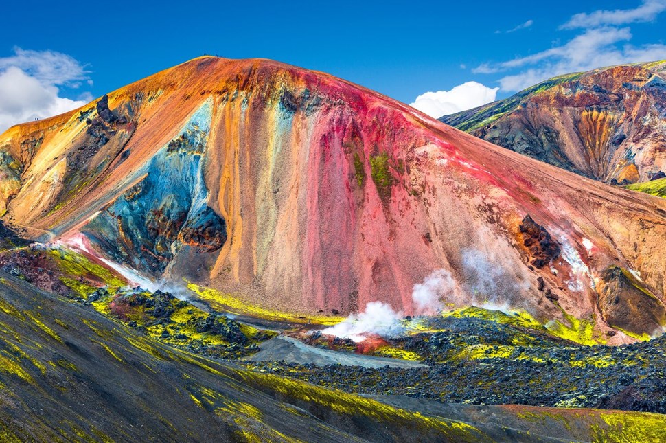 Colorful volcanic mountain in Landmannalaugar