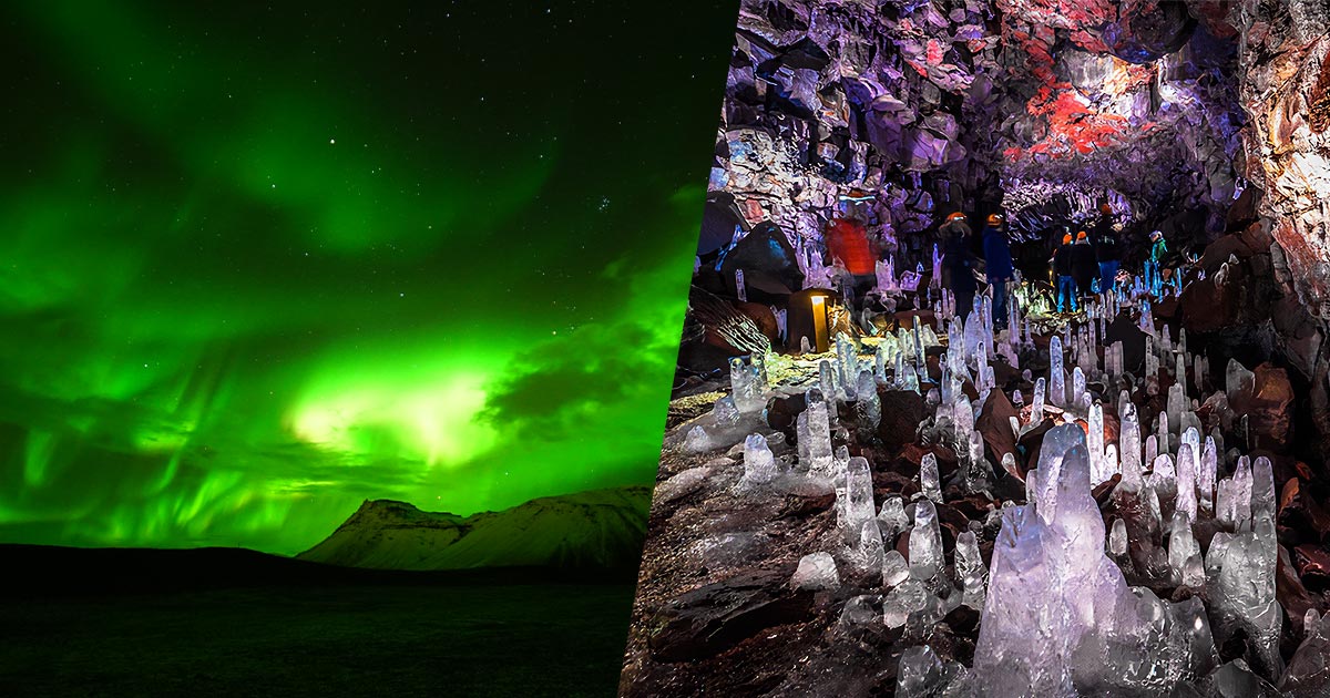 Lava Tunnel & Northern Lights Tour | Arctic Adventures