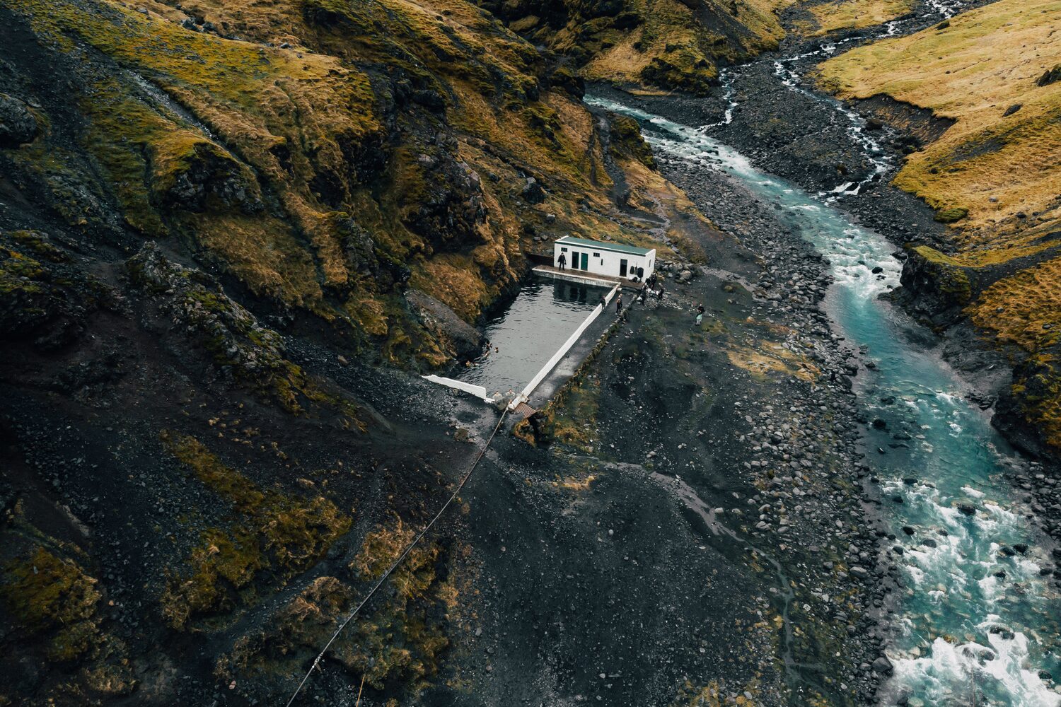 Seljavallalaug mountain pool