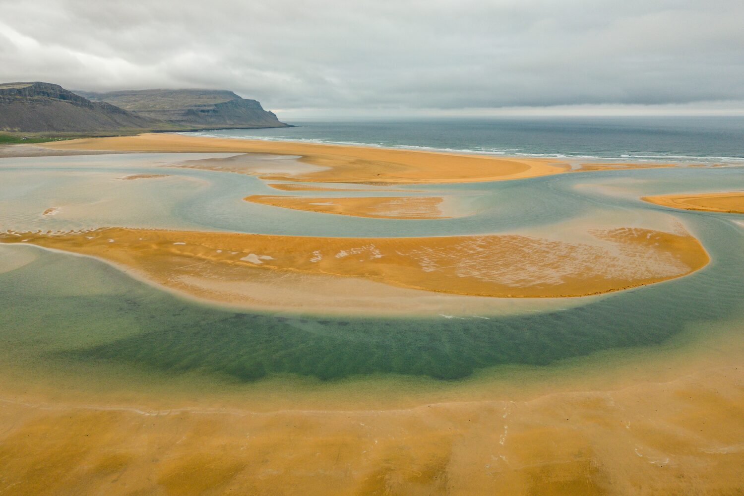 Rauðisandur red sand beach ride out, in Iceland.