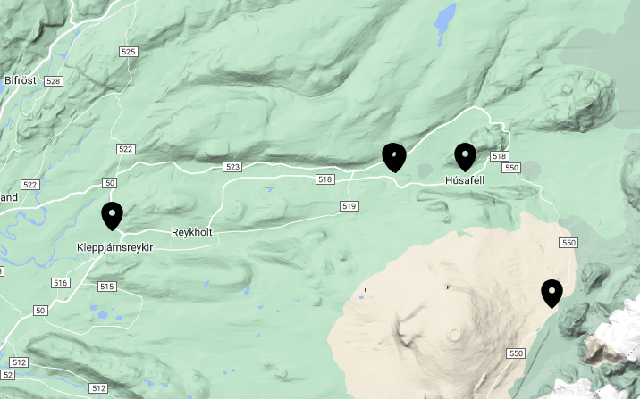 Silver Circle super jeep tour map