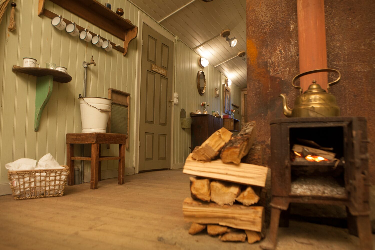 Farmhouse stove wilderness hotel