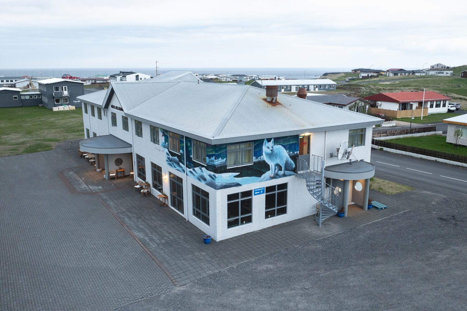 Hotel Hellissandur Mural Painting.