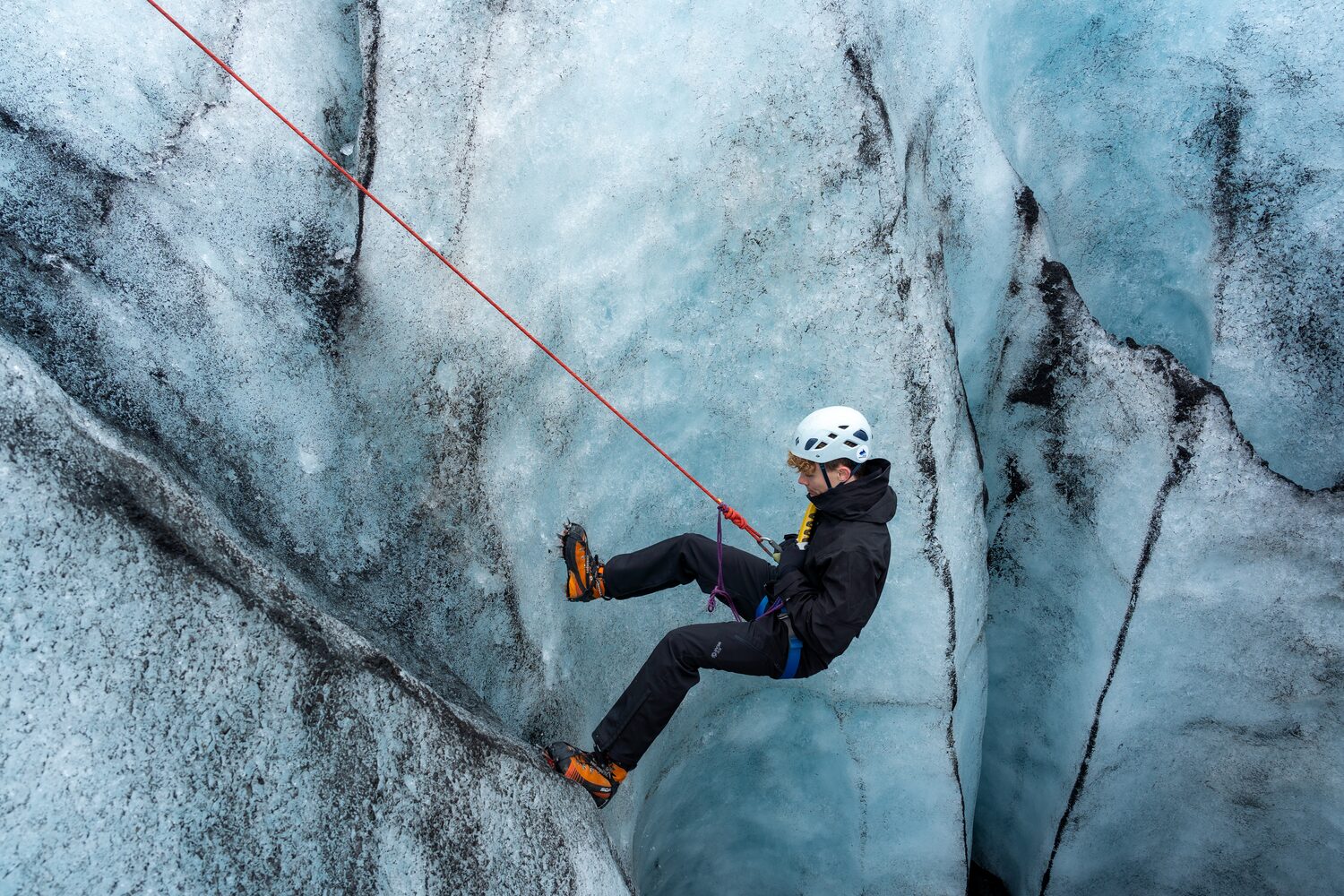 Male Ice Climber