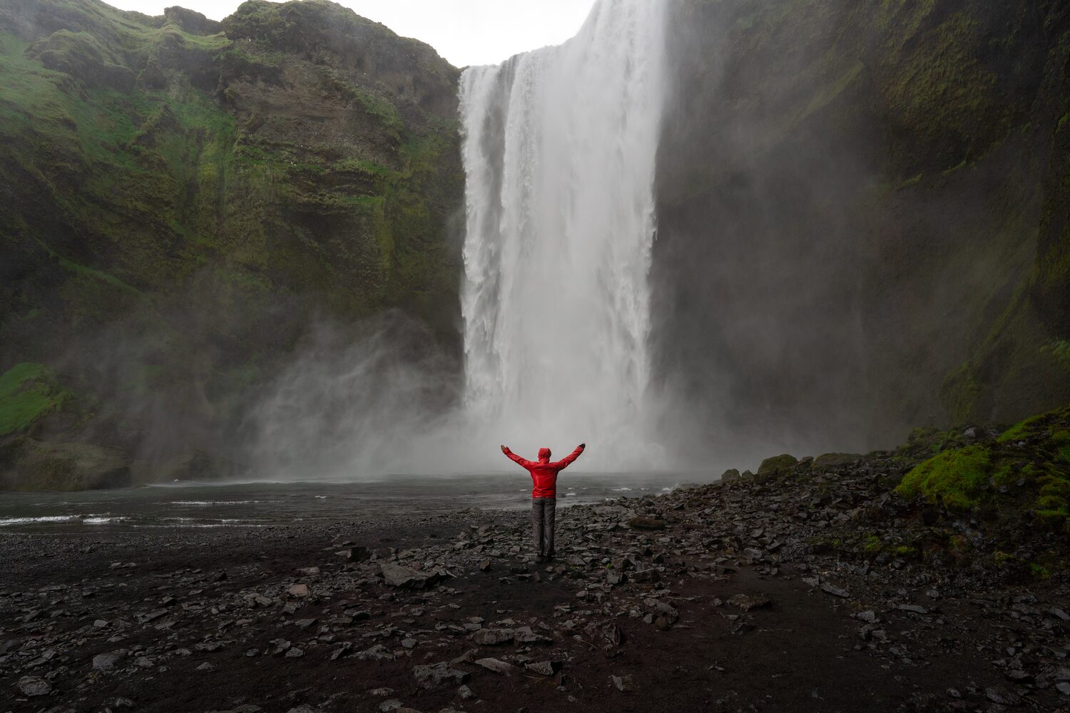 Skogafoss waterfall Iceland