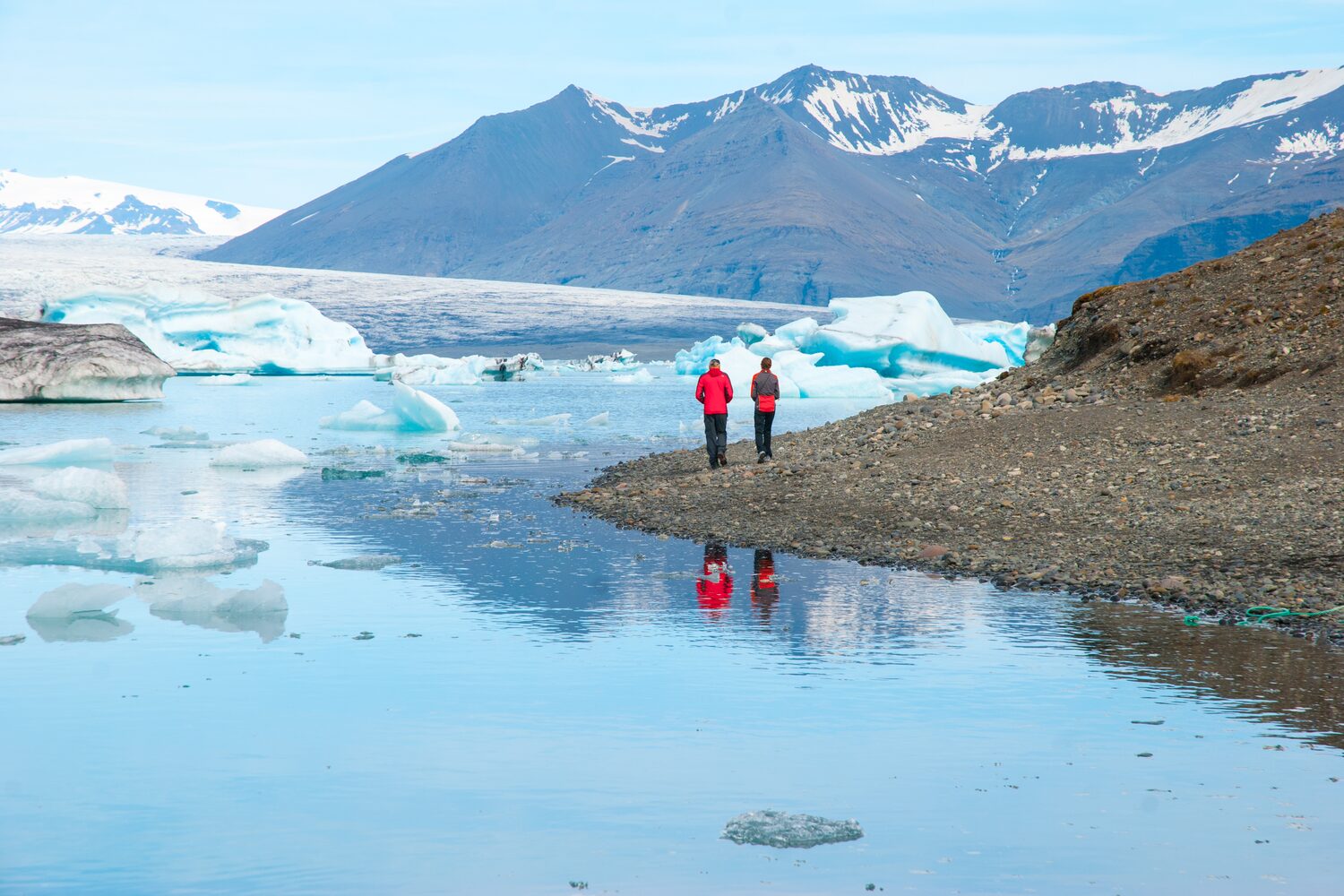 Jokulsarlon Shore Iceland