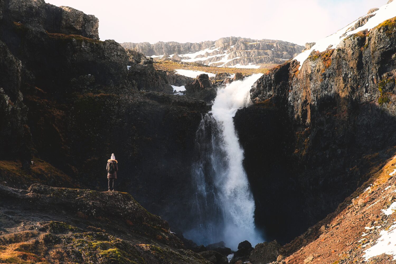 Mountain Edge Waterfall