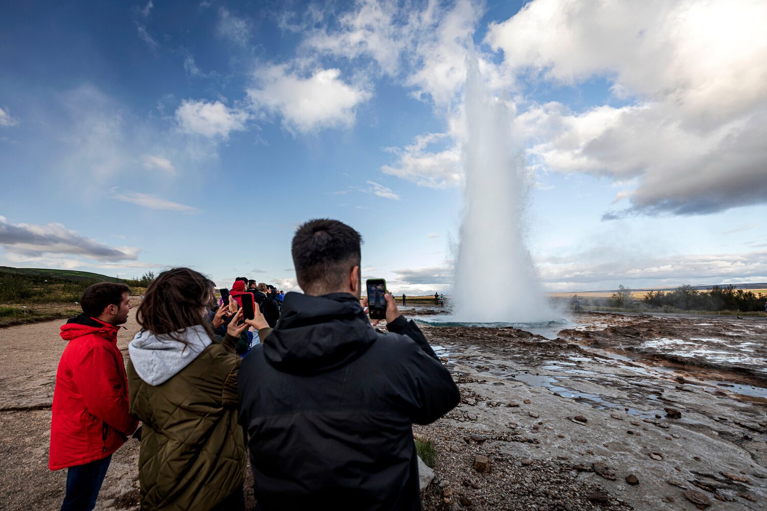 Tourists Photo Geyser