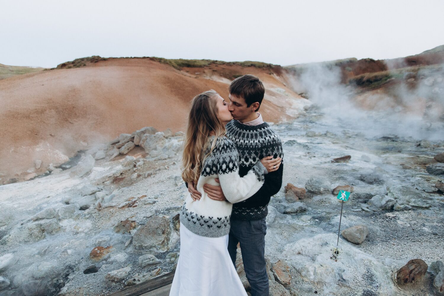Couple Embrace Geothermal