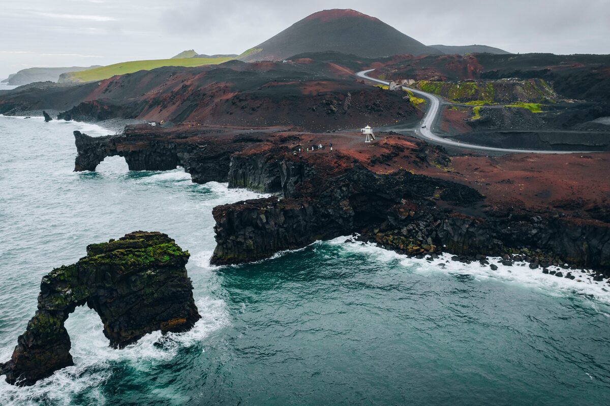 Vestmannaeyjar islands panorama
