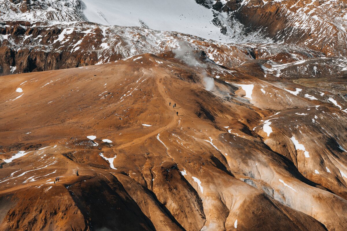 Kerlingarfjoll view from above