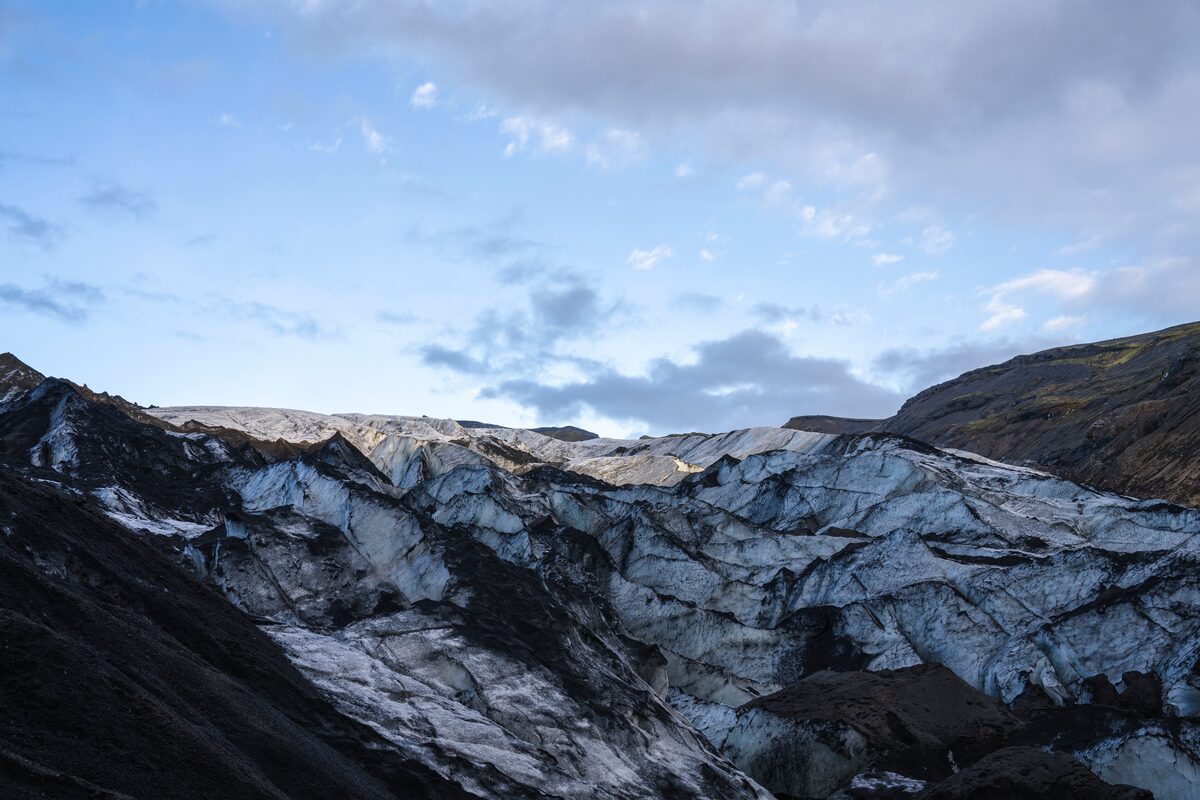 Solheimajokull Glacier Colors
