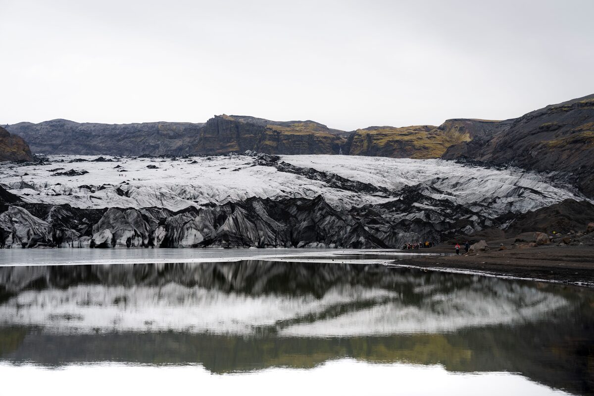 Solheimajokull Glacier Landscape