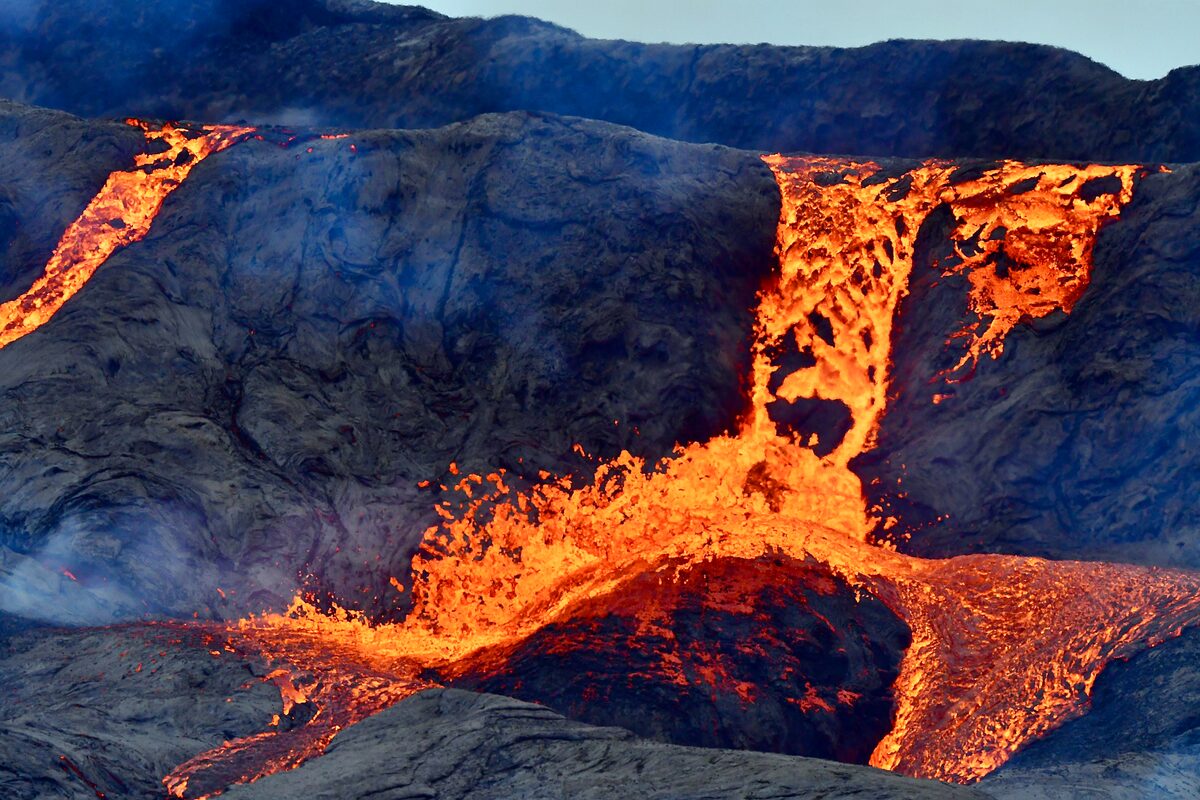 Lava Pattern Landcape