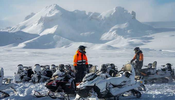 Snowmobiling Groups Glacier Snowmobiling & Northern Lights Tour from Reykjavik