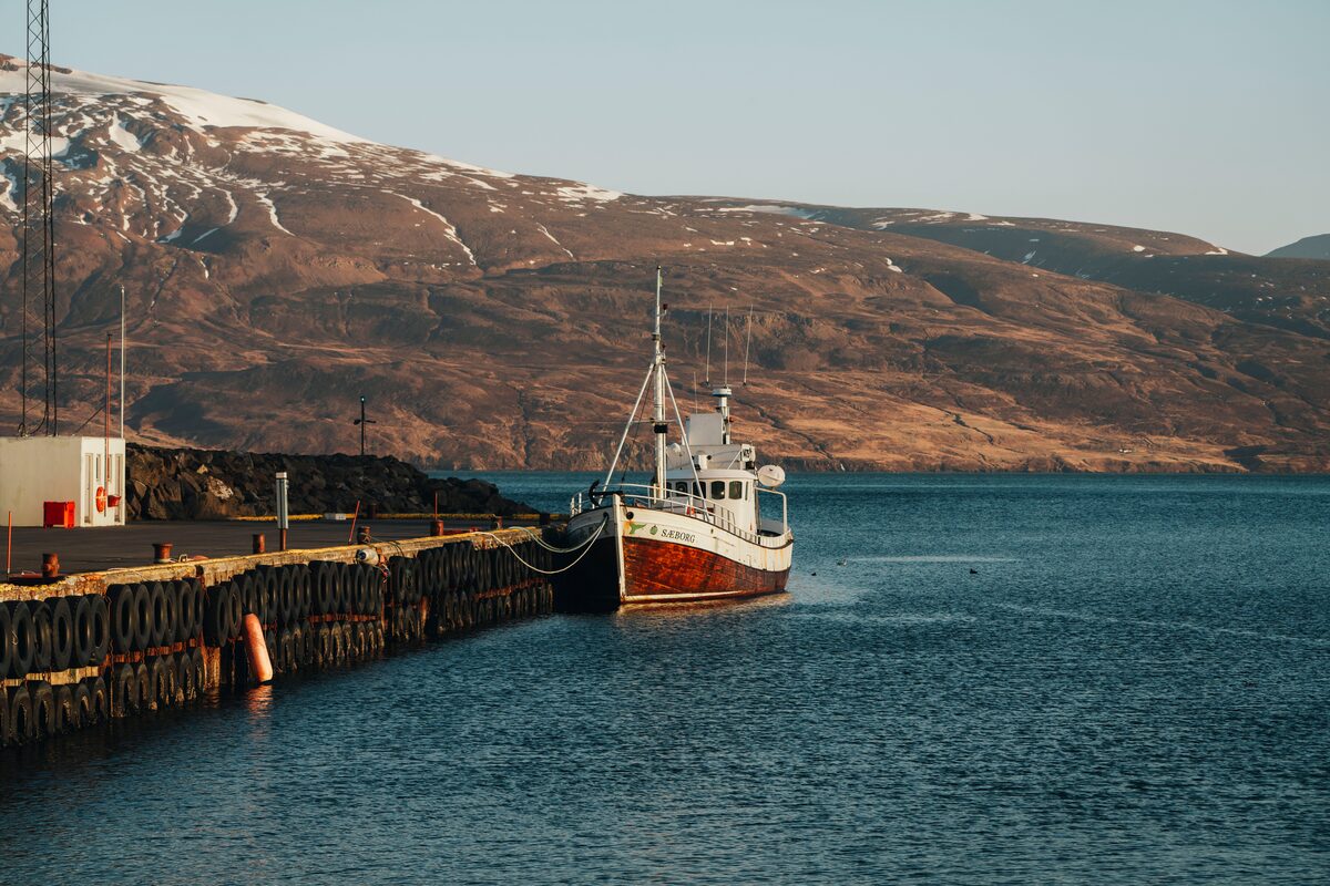 Red Boat Hrisey Island