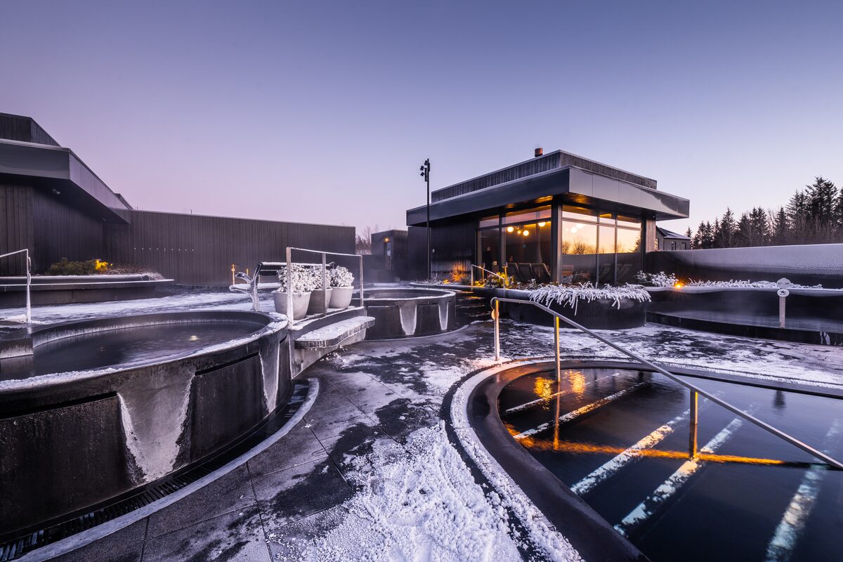 View of Krauma in Winter 