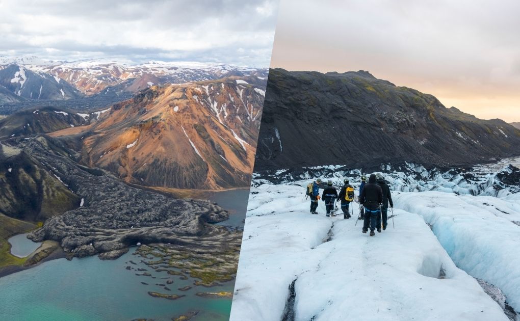 7-Day Complete Laugavegur Trek, South Coast & Glacier Hike (Huts)
