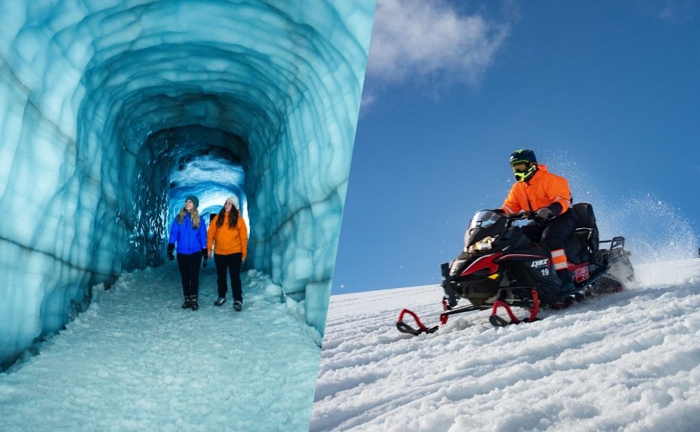 Ice Tunnel & Glacier Snowmobile