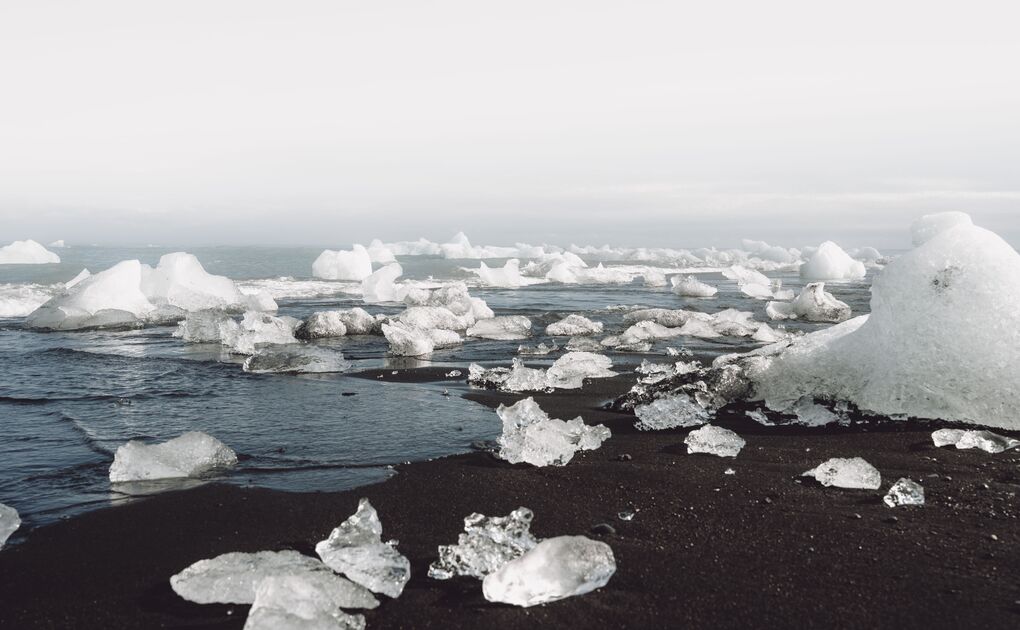 Why is the Sand at Iceland's Diamond Beach Black?