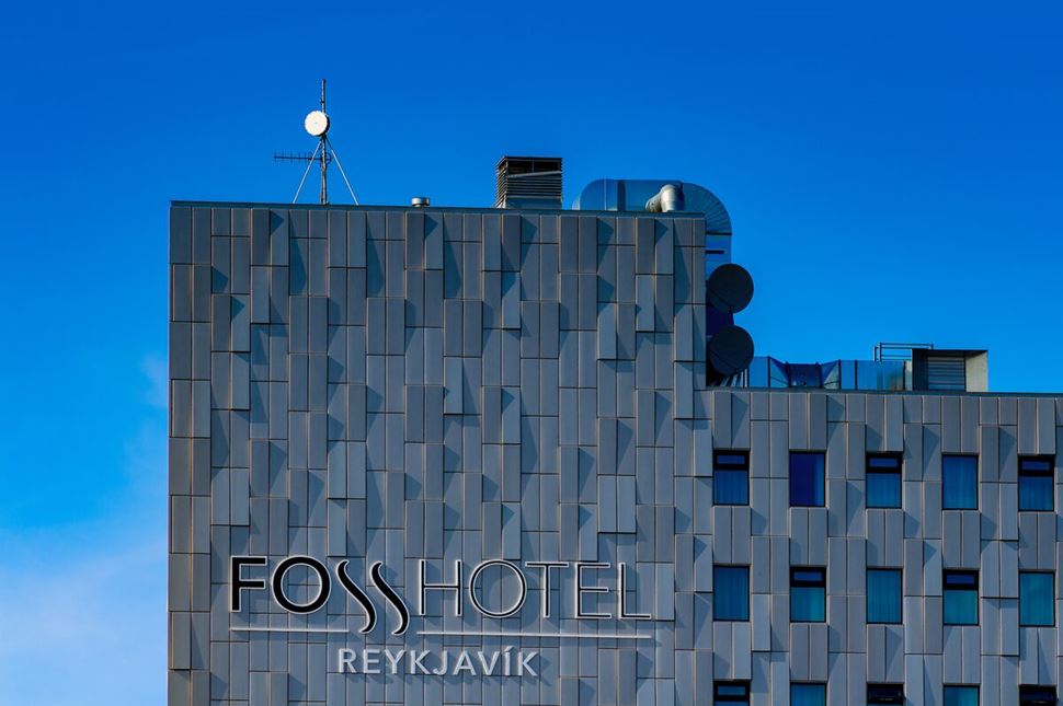 Foss hotel in Reykjavik during summer months.