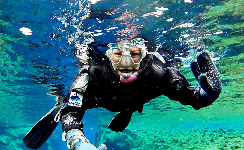 Snorkeling In Silfra Fissure