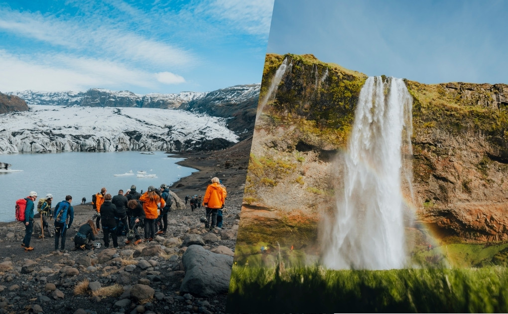 South Coast, Waterfalls & Glacier Hike