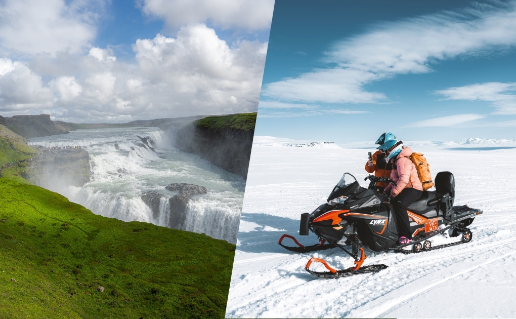 Golden Circle & Snowmobiling Tour