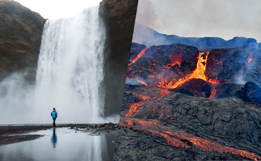 4-Day Golden Circle, South Coast, Ice Cave, Volcano