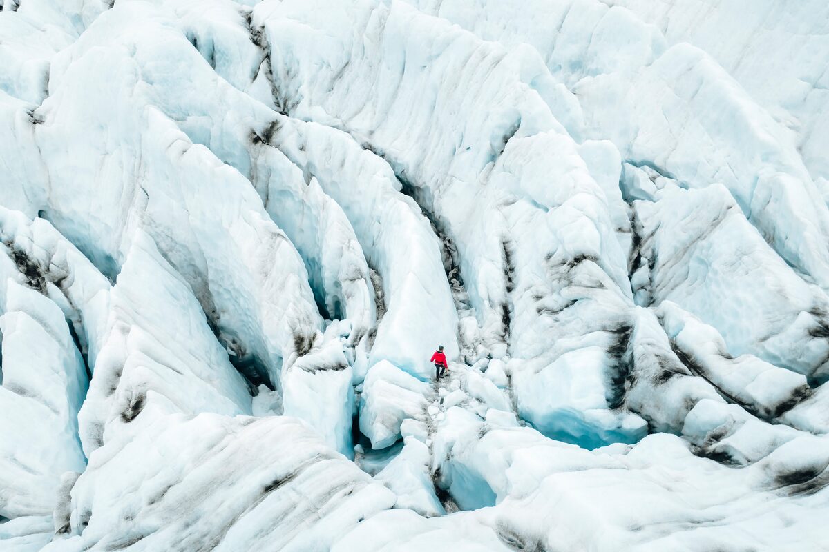 glacier hike on Vatnajokull Glacier