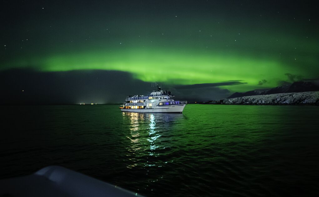 Northern Lights by Boat in Iceland