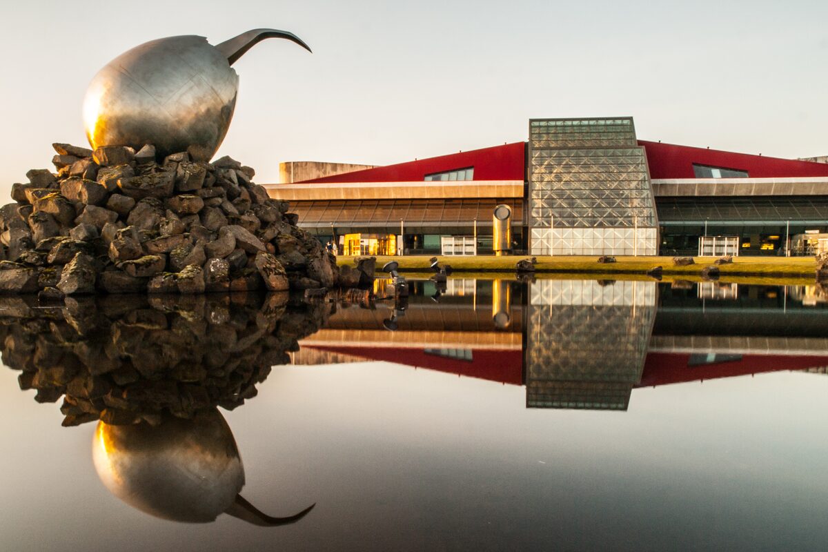 Keflavík International Airport terminal exterior (KEF)